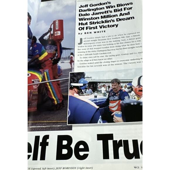 Winston Cup Illustrated 1996 NASCAR Magazines Jarrett Elliott Gordon No October - Picture 10 of 10